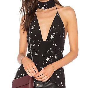 Ellie Cami in Black Star Print